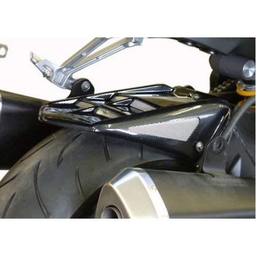 Parafango Posteriore in ABS Colore Nero Naturale Senza Paracatena per SUZUKI GSX-R 1000 (2005/2008)