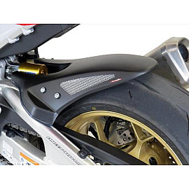 Parafango Posteriore Lungo in ABS Bianco con griglia Oro - No Copricatena - per HONDA CBR 1000 RR / SP / SP2 (2017>)