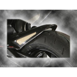 Parafango Posteriore  Colore NERO - RETINA ARGENTO per HONDA CBR600RR (05-13)