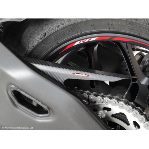 COPRICATENA IN CARBONIO LUCIDO per YAMAHA YZF 1000 R1 / R1 M (2015>) - MT-10 SP (2017>)