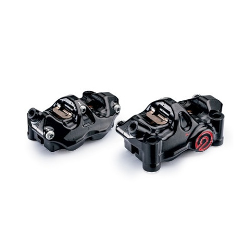 Kit di pinze radiali in 2 pezzi CNC P 4 32/32 - 484 Café Racer Radial Performance - Ø Pistoni mm 32 - INTERASSE 100 mm -