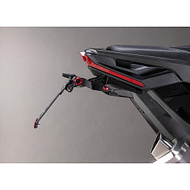 Porta Targa Regolabile Lightech per Honda XAD-V 750 2021-2025>  CON LUCE TARGA E CATADIOTRO