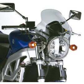 Cupolino universale GIVI fumé 33 x 36,5 cm (H x L) per moto Naked