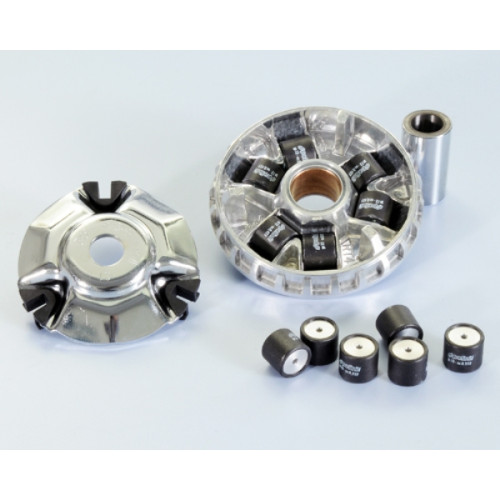 VARIATORE POLINI MAXI HI SPEED 6 RULLI PER YAMAHA 125/150 XENTER-MAJESTY S 125 - rulli 19x17 da 10,7 gr. e 11,5 gr. -
