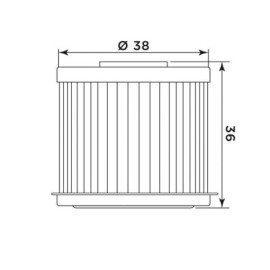 FILTRO OLIO TRASMISSIONE MEIWA H1020 HONDA NC 700/ 750