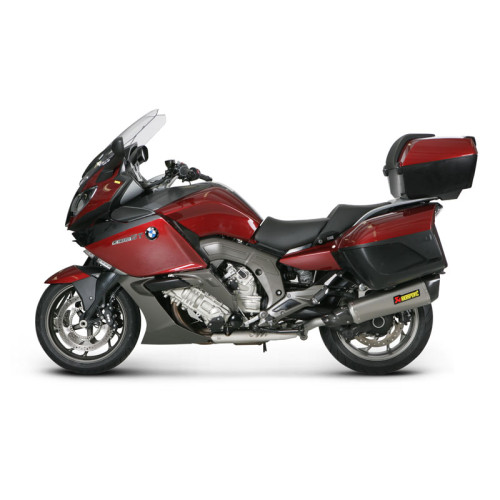 Coppia di Terminali di scarico Akrapovic SPLIT-ON Esagonale Titanio / Carbonio Omologato BMW K 1600 GT/L (2011/2015)