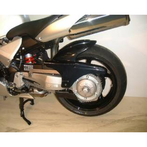 Parafango Posteriore in ABS Colore Nero Naturale con Paracatena per HONDA VFR 800 / Fi (1998/2001)