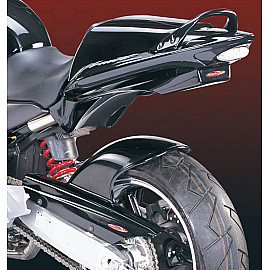 Parafango Posteriore in ABS Colore Nero Naturale con Paracatena per HONDA CB 900 HORNET (2002/2007)
