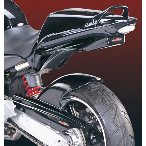 Parafango Posteriore in ABS Colore Nero Naturale con Paracatena per HONDA CB 900 HORNET (2002/2007)