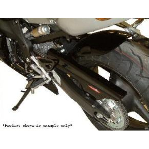 Parafango Posteriore in ABS Colore Nero Naturale con Paracatena per HONDA CBR1100XX BLACKBIRD 96+