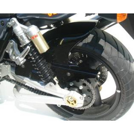 Parafango Posteriore in ABS Colore Nero Naturale con Paracatena per KAWASAKI ZRX 1200 R / S (2001/2006)