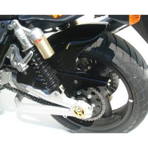 Parafango Posteriore in ABS Colore Nero Naturale con Paracatena per KAWASAKI ZRX 1200 R / S (2001/2006)