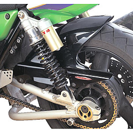 Parafango Posteriore in ABS Colore Nero Naturale con Paracatena per KAWASAKI ZX-12R 1200 (2000/2006)