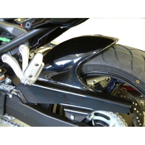 Parafango Posteriore in ABS Colore Nero Naturale con Paracatena per SUZUKI GSX 600 F / 750 F (1998/2001)