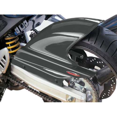 Parafango Posteriore in ABS Colore Nero Naturale con Paracatena per SUZUKI SV 650 N / S (2005/2010)