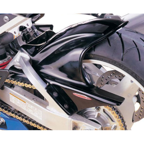 Parafango Posteriore in ABS Colore Nero Naturale con Paracatena per SUZUKI GSX-R 600 (2001/2003)