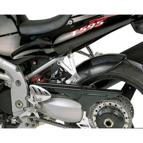 Parafango Posteriore in ABS Colore Nero Naturale con Paracatena per TRIUMPH T509/T595/T955I/SPEED III (ALL)/SPRINT ST 98-04 (ALL)