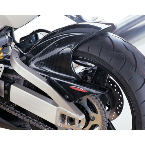 Parafango Posteriore in ABS Colore Nero Naturale con Paracatena per YAMAHA FZS 600 FAZER (1998/2001)