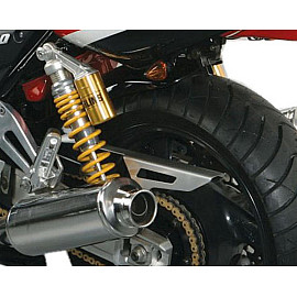Parafango Posteriore in ABS Colore Nero Naturale con Paracatena per YAMAHA XJR 1200 (1995/1998) - XJR 1300 (1999/2006)