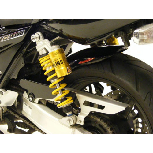 Parafango Posteriore in ABS Colore Nero Naturale con Paracatena per YAMAHA XJR 1300 (2008/2011)