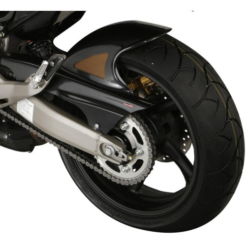 Parafango Posteriore in ABS Colore Carbon Look con Paracatena per HONDA CB 600 HORNET / ABS (2011>) - CBR 600 F / ABS (2011>)