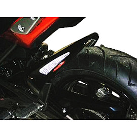 Parafango Posteriore in ABS Colore Nero Naturale Senza Paracatena per KAWASAKI ER-6 650 N / F (2009/2011)