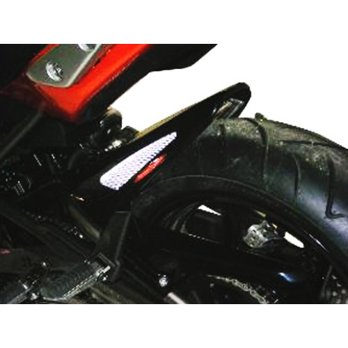 Parafango Posteriore in ABS Colore Nero Naturale Senza Paracatena per KAWASAKI ER-6 650 N / F (2009/2011)