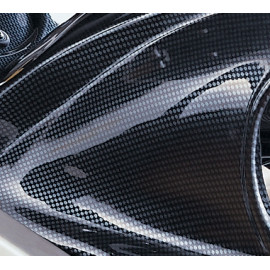 Puntale Motore in ABS POWERBRONZE Colore Carbon Look per SUZUKI SV 650 N / S (1999/2002)