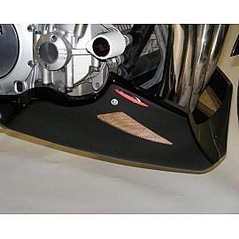 Puntale Motore in ABS POWERBRONZE Colore Nero Naturale per YAMAHA XJR 1300 (2007/2011)
