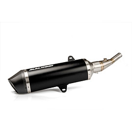 Terminale di scarico MALOSSI RX BLACK per HONDA FORZA 350 ie 4T LC euro 5 (2021>)
