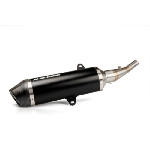 Terminale di scarico MALOSSI RX BLACK per HONDA FORZA 350 ie 4T LC euro 5 (2021>)