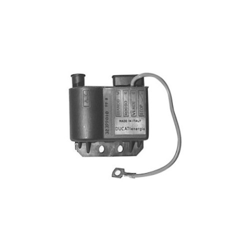 CENTRALINA ELETTRONICA ADATTABILE - 4 FASTON MEDI - CON CAVO DI MASSA PER  APRILIA - BENELLI - BETAMOTOR - DERBI - FANTIC MOTOR - GILERA - MALAGUTI - MBK - PEUGEOT - YAMAHA