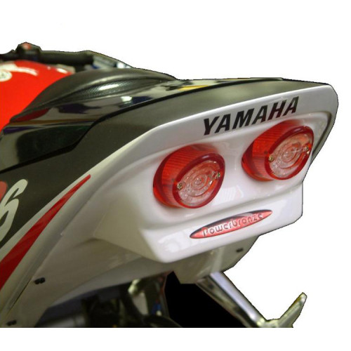 Pannello sottosella POWERBRONZE in ABS Colore Nero Lucido con Doppio Faro Posteriore Omologato - YAMAHA YZF R1 1000 (1998/1999)
