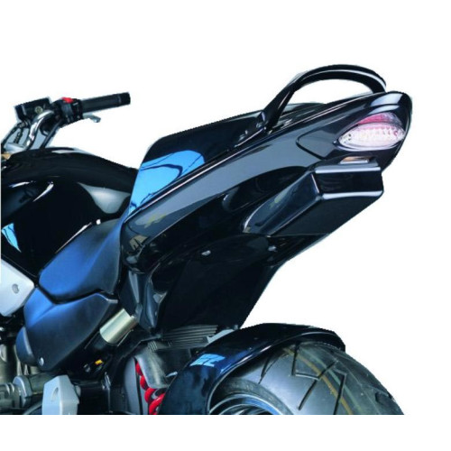 Pannello sottosella POWERBRONZE in ABS Colore Nero Lucido con Faro Posteriore a LED Omologato - HONDA CB HORNET 600 (2003/2006)