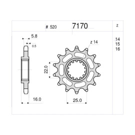 Kit GP Racing DID Passo 520, Pignone 15, Corona 44 Denti, CATENA DID 520 ERV3 G&G 106 MAGLIE per DUCATI STREETFIGHTER 848 (2012) HYPERMOTARD 1100 (2007-2009) MULTISTRADA 1100 - S (2007-2009) HYPERMOTARD 1100 S (2007-2009)