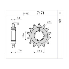 KIT TRASMISSIONE DID PIGNONE 15 CORONA 40 CATENA 520-VX2 MODIFICA RAPPORTI + 2 DI CORONA 100 MAGLIE DUCATI MONSTER 900 I.E # 520 (2000-2001)