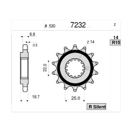 KIT TRASMISSIONE DID PIGNONE 14 CORONA 40 CATENA 50-ZVMX MODIFICA RAPPORTI -1 DI PIGNONE 108 MAGLIE DUCATI MULTISTRADA 1200 - ABS - Touring (conv.#525) (2015-2016) -  MULTISTRADA 1200 - ABS - Touring - S - Sport - Pikes Peak (conv.#525) (2010-2014)