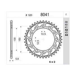 Kit GP Racing DID Passo 520, Pignone 16, Corona 48 Denti, CATENA DID 520 ERV3 G&G 124 MAGLIE per YAMAHA 800 FZ8 S SA FAZER 8 ABS (42P) - FZ8 N NA (39P) (2010-2013)