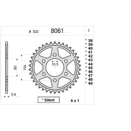 KIT TRASMISSIONE DID PIGNONE 17 CORONA 39 CATENA 520-ERV3 112 MAGLIE PER KAWASAKI ZX-10R (2011>)