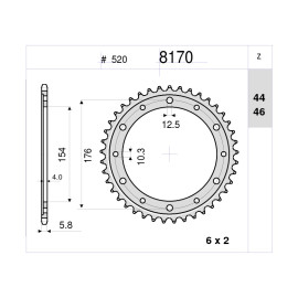 KIT TRASMISSIONE DID PIGNONE 16 CORONA 46 CATENA-ERV3 118 MAGLIE PER HONDA CB 1000R (2008-2012>) MODIFICA +2 DENTI DI CORONA