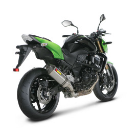 Terminale di scarico Akrapovic SPLIT-ON Esagonale Titanio / Carbonio con DB-Killer Omologato KAWASAKI Z 750 / Z 750 R (2007-2012)
