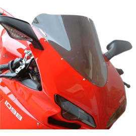 Cupolino Plexiglass POWERBRONZE AIRFLOW DOPPIA BOMBATURA FUME' CHIARO per DUCATI 848 / 1098 / 1198