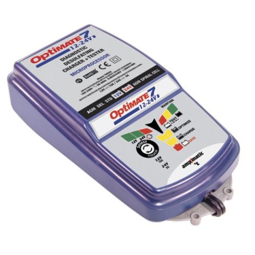 CARICA BATTERIE OPTIMATE 7 - CARICA 12V/10A-24V/5A -