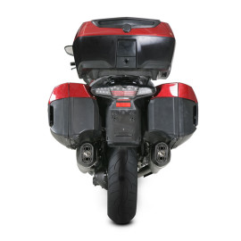 Coppia di Terminali di scarico Akrapovic SPLIT-ON Esagonale Titanio / Carbonio Omologato BMW K 1600 GT/L (2011/2015)