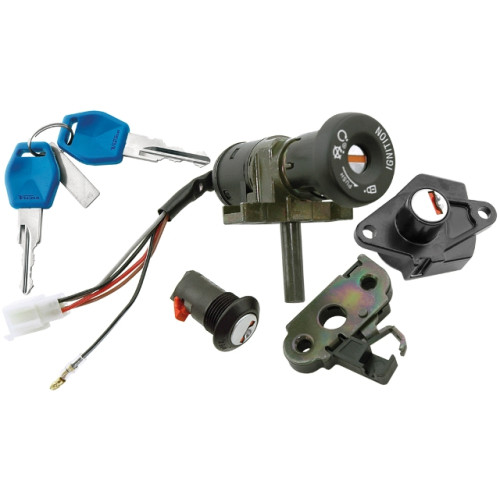 Kit serrature completo per MALAGUTI F15 Firefox 50 (96-98), F15 Firefox AC/LC 50 (05-06), F15 Firefox Euro2 50 (02-03), F15 Firefox Rst Euro2 2.3 50 (03-04), F15 Firefox Twin Disks & Special 50 (98-99), F15 Firefox Twin Disks Digit Kat 50 (98-00)