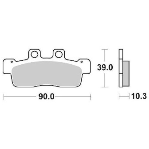 Pastiglie freno Anteriore (ORGANICA) per YAMAHA NXC CYGNUS (2010-2013)