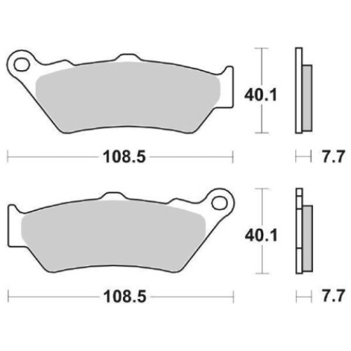 PASTIGLIE FRENO  SBS  (ORGANICA) per APRILIA - BMW - HONDA - KTM - MOTO GUZZI
