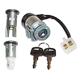 Kit serrature completo per HONDA NE Vision 50 (91-95), SA Vision Met In 75 (91-93) - KYMCO DJ W 50 (94-00), DJ X 50 (91-92), DJ Y 50 (93)