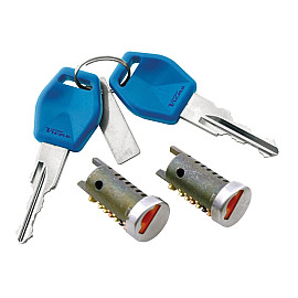 Kit serrature completo per GILERA Stalker 50 (97-11), Stalker Naked 50 (08-), Stalker Special Edition 50 (07-08), Storm Euro2 50 (07-) - PIAGGIO Free Delivery 50 (00-01), Free FL 50 (95-02), NRG Extreme 50 (99-00), NRG MC3 50 (01-04)
