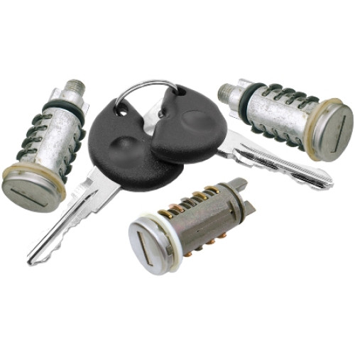 Kit serrature completo 1° equipaggiamento per PIAGGIO Hexagon GTX 125 (00), Hexagon LX 125 (98-99), Hexagon LX4 125 (98-99), Super Hexagon GTX 12´´ 125 (01-02), Hexagon LXT/GTX 180 (98-00), Super Hexagon GTX 12´´ 180 (01-02), Hexagon GT/GTX 250 (98-00)